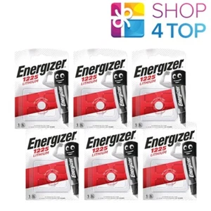 6 ENERGIZER BR1225 LITHIUM BATTERY BLISTER 3V COIN CELL EXP 2031 NEW - Picture 1 of 1