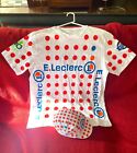 Tour de France Polka Dot Jersey Best Climber Cycling T-Shirt E. Leclerc New 2022