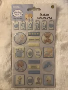 Pegatinas vintage de momentos preciosos bebé niño nuevo sellado álbum de recortes manualidades coleccionar - Imagen 1 de 2