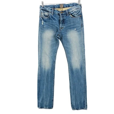 PRPS Selvedge Denim Jeans Distressed Medium Wash 100% Cotton Inseam 33" Size 31 - Image 1 of 4