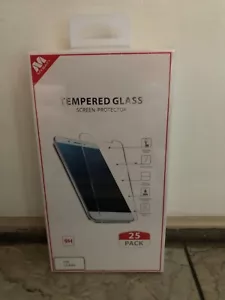 25-PACK TEMPERED 9H GLASS SCREEN PROTECTOR FOR SAMSUNG LG K40 - CLEAR - NEW - Picture 1 of 2