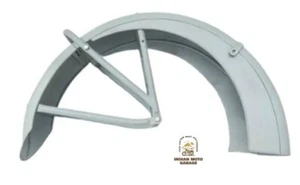 FIT FOR ARIEL SQUARE FOUR 1938-1948 VALANCE REAR MUDGUARD RAW STEEL + STAYS - Picture 1 of 4