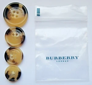 BURBERRY TRENCH COAT AUTHENTIC REPLACEMENT BUTTONS SET OF 4 BRAND NEW !!!!! - Picture 1 of 5