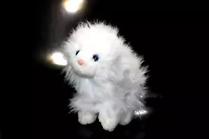 Ganz Webkinz Persian White Kitty Kitten Cat Plush Beanie No Code HM 110 9 inches - Picture 1 of 8