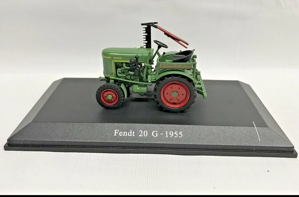 1955 Fendt 20 G Tractor 1 43 Die Cast with Showcase Universal Hobbies UH6099