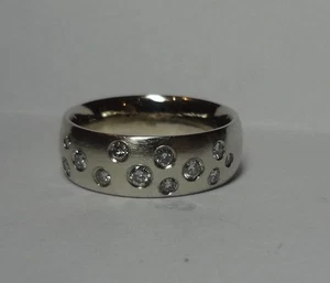 * Anillo cielo estrellado 12 BRILLANTES 0,48 ct oro 585 todos los tamaños todos los colores dorados* - Imagen 1 de 3