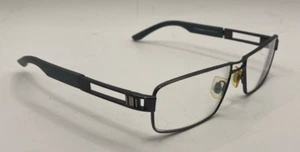 MOREL FRANCE Black Metal EYEGLASSES FRAMES ONLY OGA - Picture 1 of 8