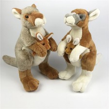 Sweet Australian Kangaroo W/ Baby Stuffed Soft Plush Doll Birthday Gift 49cm