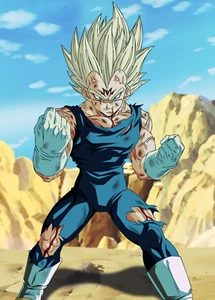 Dragon Ball Poster Majin Vegeta 12x25 inches - Picture 1 of 1