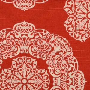 60 Yard Stoffrolle, Druck, 100% Baumwolle, 54" Breite, ethnisch, byzantinisch, rot - Bild 1 von 3