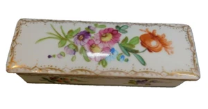 ANTIQUE~ DRESDEN/ MEISSEN~ RICHARD KLEMM~ROCOCO REVIVAL JEWELRY LIDDED CAST BOX - Picture 1 of 8