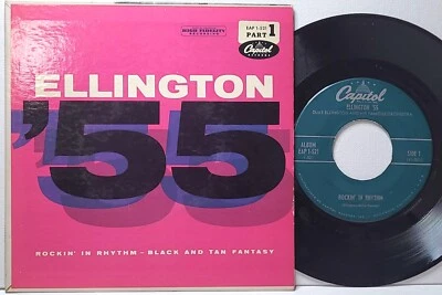 Duke Ellington 45 Record Ellington '55 (Part 1) on Capitol VG+/VG+ - Image 1 of 2