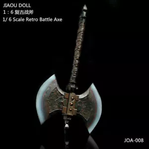 1/6th Retro Tomahawk Battle Axe Weapon Figure Accessories For 12" Model Body - Picture 1 of 4