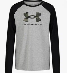 Under Armour Boys' Outdoor Long Sleeve Tee, Stylish Crew Neckline, M - Picture 1 of 1