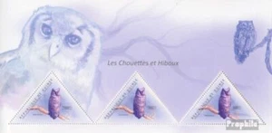 Guinea bloque 1993 (completa. edición) nuevo con goma original 2011 Owls (Bubo l - Imagen 1 de 1