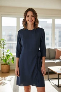 Gretchen Scott dunkelblaues Side Tide Kleid Größe XXS - Bild 1 von 10