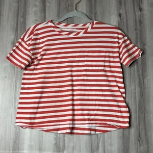 Old Navy Red White Classic striped T-shirt Kids Size Large Where is Waldo - Picture 1 of 5