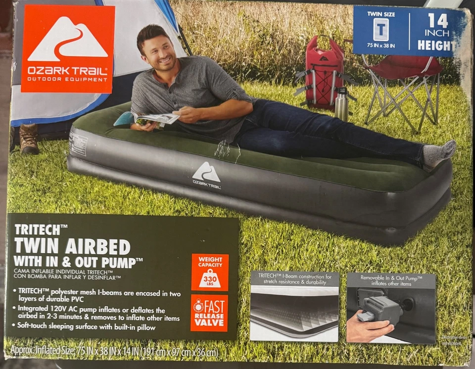 ozark tritech 14 英寸双气垫带进出泵 — 第 1/1 张图片