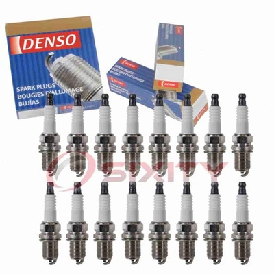 16 pc Denso Standard Spark Plugs for 2003-2004 Mercedes-Benz E500 5.0L V8 rb - Image 1 of 4