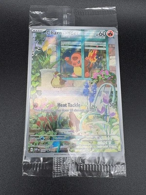 Pokemon Charmander SVP044 Illustration Rare ETB Promo Obsidian Flames Sealed EN - Image 1 of 3