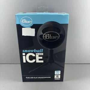 Blue Snowball Ice USB Mic for Recording & Streaming on PC & Mac - Black NEW - Picture 1 of 5