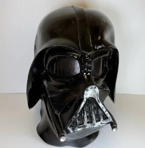 Star Wars Darth Vader Helmet Mask Full Head Vinyl Halloween Cosplay Vintage 1995 - Picture 1 of 12