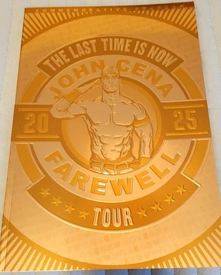 WWE John Cena Last Time Is Now Boston Golden Program gira conmemorativa de despedida Foto 1 de 2
