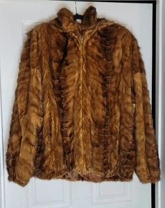 Abrigo de piel de safurón vintage TALLA VERDADERA DESCONOCIDA - Imagen 1 de 9