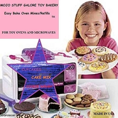 MOJO STUFF GALORE Easy Bake Oven Mixes | Cake, Cookie, and Cupcake Galore Bundle - Mojo