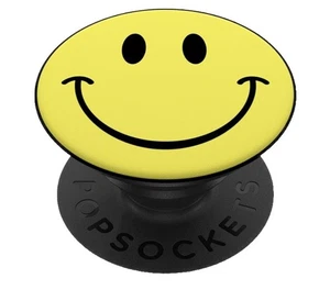 PopSockets PopGrip Enamel Cell Phone Grip & Stand be happy smile smiley face - Photo 1 sur 1