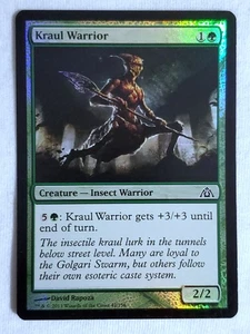 Kraul Warrior #42 Dragon's Maze Foil Magic the Gathering - Picture 1 of 2