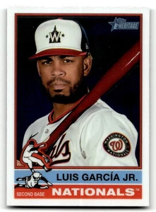2025 Topps Heritage Luis Garcia Jr. #239 Chrome Washington Nationals - Picture 1 of 2