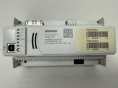 SIEMENS S55842-Z118 PXG3.W200-1 BACNET/ IP WEB INTERFACE NEW OPEN BOX - Image 1 of 4