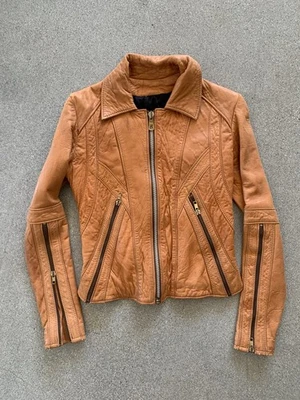 Women’s East West Musical Instruments Company Meiling Leather Jacket 7 - Image 1 of 4