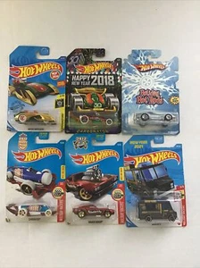 Hot Wheels - Lot of 6 - Holiday Racers - Mixed Years- Fun set - Picture 1 of 11