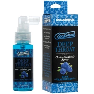 DEEP THROAT SPRAY ORAL SEX GOODHEAD, RASPBERRY, BEST SELLER ORAL SPRAY. 2 OZ - Picture 1 of 6