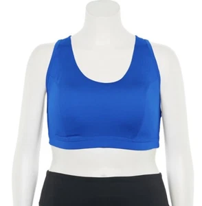 Womens Plus 3X Tek Gear Sports Bra NWT DryTek Low Impact Racerback Wicking - Picture 1 of 4