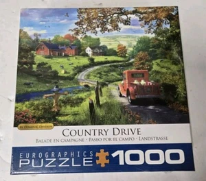 Eurographics The Country Drive 1000 Piece Jigsaw Puzzle By Dominic Davison - Picture 1 of 2