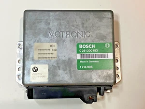 BMW 87 325i 525i E30 E34 ECU DME M20 Manual 1714998 BOSCH 0261200153 - Picture 1 of 2