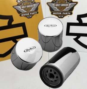 High Performance Oil Filter🔥Harley Touring Softail Dyna Sportster Chrome - Picture 1 of 10