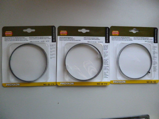 PROXXON Set 28174 Bandsägeblatt fein Sägeband für Bandsäge+28172+28180 - Bild 1 von 1