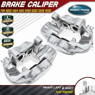 Pair Front Disc Brake Caliper for Mercedes-Benz W124 300CE 300E W210 E320 E420 - Image 1 of 4