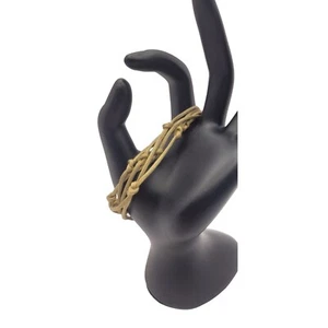 Brazalete Itaor Italia con cuerda anudada de oro plata esterlina multihebras - Imagen 1 de 6