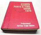 1979 MOTOR VINTAGE PARTS &amp; TIME GUIDE 51ST EDITION ORIGINAL NICE USED BOOK