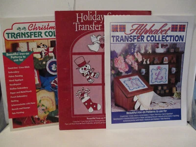 Craftways Holiday & Alphabet Transfer Collection Design Booklets (x 3) - Image 1 of 4