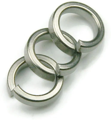 Arandela de bloqueo de cuello alto de acero inoxidable SS 3/8, cantidad 25 Foto 1 de 2