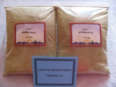 ESCACHA NUEVO MÉXICO CHILE VERDE CALIENTE EN POLVO 5 LB.  ¡FRESCO!  VENDEDOR DE ESTADOS UNIDOS ENVÍO GRATIS Foto 1 de 4