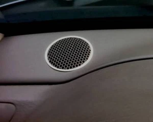 Anelli Cromati D per Altoparlanti Arma/Chrysler Jeep Cherokee KJ - Acciaio Inox - Foto 1 di 3