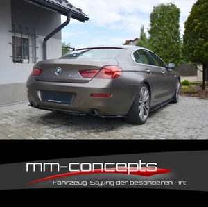 Difusor de copa accesorios laterales para BMW Serie 6 F06 Gran Coupé trasero Rear Side Flaps ABS - Imagen 1 de 9