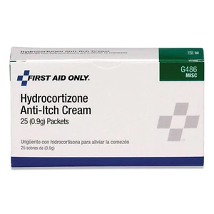 Hydrocortisone Anti-Itch Cream 0.03 oz Packet 25/Box G486 - Picture 1 of 3